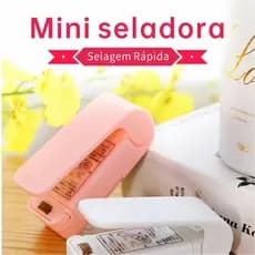 Mini Seladora de Embalagens – Selagem Rápida, Ideal para Alimentos e Diversos Produtos