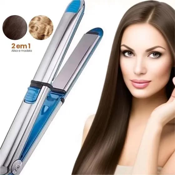 Prancha de Cabelo e Modelador Profissional – Titanium 465°F, 110 V