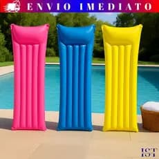 Colchão Inflável Verão para Piscina Ideal para Relaxar no Verão  Boia de Descanso 183mx70cm