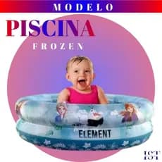 Piscina Inflável Frozen Infantil 37L Água e Bolinha Brincadeira Garantida