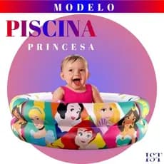 Piscina Inflável Disney Princesas 37 Litros Ideal Para Diversão com Água e Bolinhas