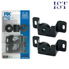 Kit 2 Suporte Tv Fixo Universal Smart TV LED LCD 4K De 10 a 85 Polegadas Parede E Painel