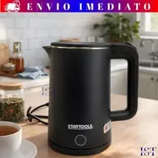 Chaleira Elétrica Chimarrão Café Chá 127V 220V Preta Branca  Moderno Aquecimento Rápido