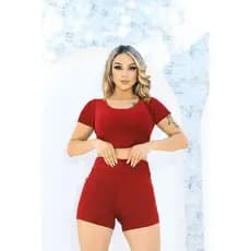 Conjunto de Short de Manga Curta