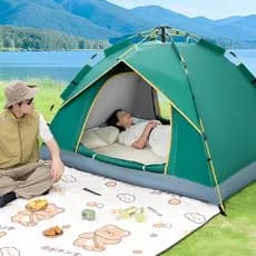 Barraca Camping Acampamento 2-8 Pessoas Grande Varanda 240*210*135CM