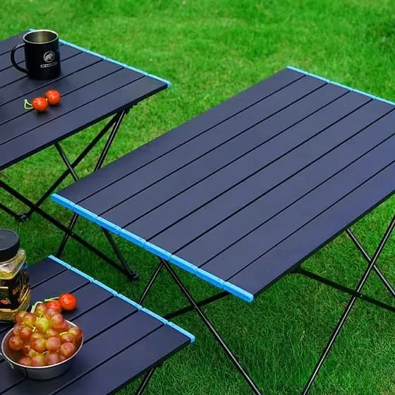 Mesa Camping Dobrável Portatil Acampamento C/ 68*47*41CM