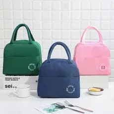 Bolsa Térmica Lancheira Portátil Térmica Marmita Viagem Escolar 13 x 21 x 23 cm