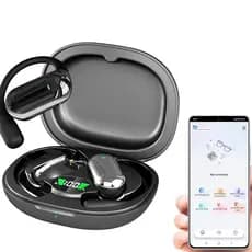 Fone de Ouvido Tradutor Bluetooth Sem Fio –Tradução Simultânea 140 Idiomas com Cancelamento de Ruído