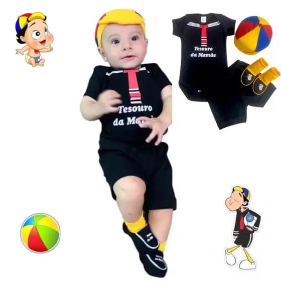kit 4 peças temáticos-body bebê-roupas infantil, mêsversário,personagens rescém nascidos rn, menino