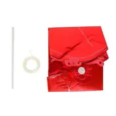Kit Balões Metalizados Vermelho 37cm Decoracao Natal Festa Festiva