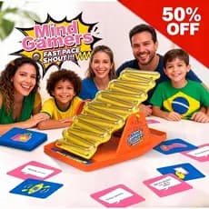 Jogo de Tabuleiro Tilt N' Shout - Gangorra de Desafio em Grupo Interativo para Amigos e Aniversários, Diversão Garantida