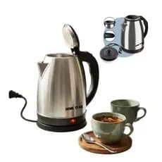 Chaleira Elétrica 1,8l 1000w Aço Inox Aquecimento Café Agua Automática Jarra