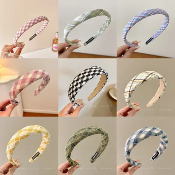 Tiara de aba larga, tiara estilo coreano com cores de doces de desenho animado, presilha de cabelo super delicada com co