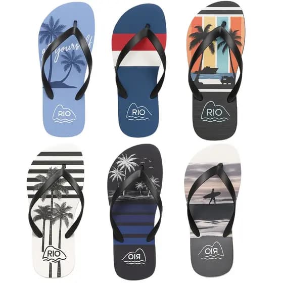 Kit 2 Pares de Chinelo Masculino Macio e Resistente para Uso Diário