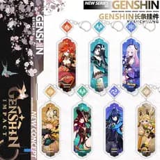 Pingente longo de merchandising de jogos, pequenos presentes culturais e criativos em acrílico, Furina, Scaramouche, Xia