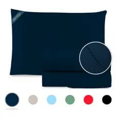 Jogo Cama Solteiro 3 Peças 100% Algodão Jogo de Lençol Cama Box Percal 600 Fios Com Elástico Premium