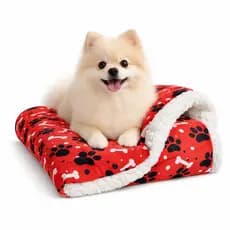 Cobertor Pet Cachorro Gato Dupla Face Sherpa Coberdrom