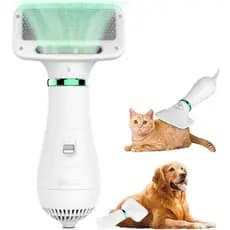 Secador e Escova Pet Portátil Profissional 110V Seu Pet Com Pelos Mais Macios Limpos e Bem Cuidados