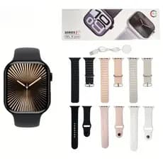 Smart Watch relogio WL X PRO inteligente 46mm series 10 2 Pulseiras BPM  Esportes