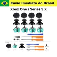 Peças Reparo Controle Xbox One Kit de Acessório para Controle Vídeo Game Xbox Series S X Console Joystick