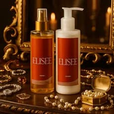 Kit Elisee Body Splash e Creme Hidratante Corporal 200ml Cada