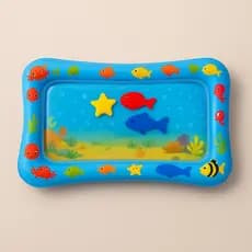 Tapete De Atividades Para Bebes Almofada De Água Inflável Interativo Aquário Sensorial Fundo Do Mar