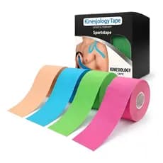 Fita Kinésio Elástica Fisioterapia Dor Muscular 5cmx5m Aleatória