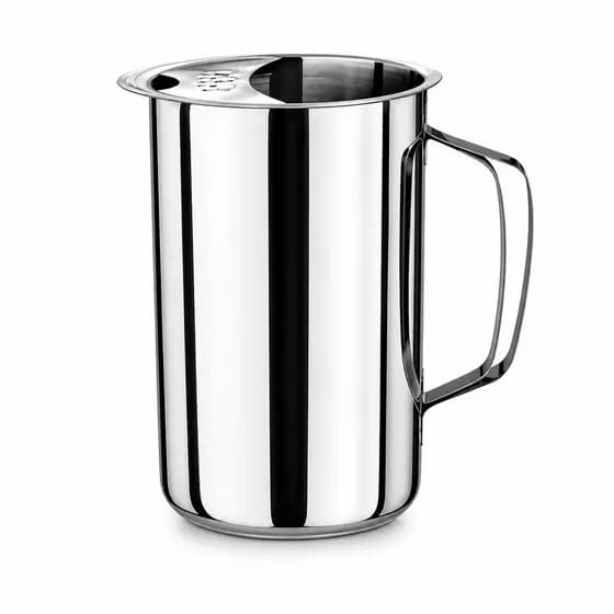 Jarra de Inox Premium com Aparador de Gelo – Durável e Elegante  1,8L
