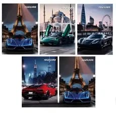 CADERNO BROCHURA GRANDE  96FLS MEXICARS CARROS