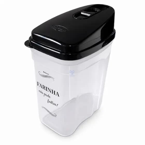 Açucareiro 836ml Porta Mantimentos Farinheiro para Açúcar Farofa Grãos cereais