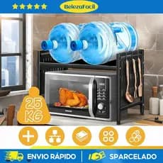Suporte para microondas de parede, Rack Metálico Multiuso Ajustável -Entrega 24 horas em São Paul