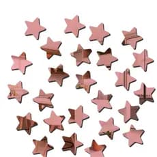 Kit 25 Estrelas Decorativas em Acrílico Espelhado – Enfeite de Parede e Decoração Elegante