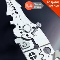 Alicate de Crimpagem Multifuncional Descascador de Fios Torção e Separação