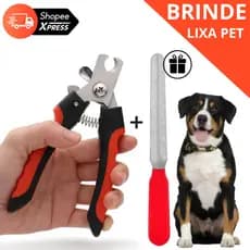 Tesoura Cortador de Unhas Pet Profissional Cães Gatos Porte Médio e Grande