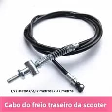 Cabo de Freio Traseiro para Scooter Fuxi 100 Ghost Fire GY6125 150 Big Turtle King Cabo de Freio a Tambor 6NS7