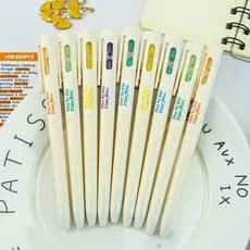 Caneta de Gel Divertida e Criativa em Forma de Ampulheta - Caneta Preta GGWW com Alto Valor Estético para Exames e Práti
