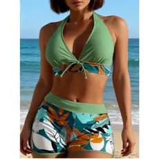 conjunto biquíni, roupa de praia feminina, moda praia, verão