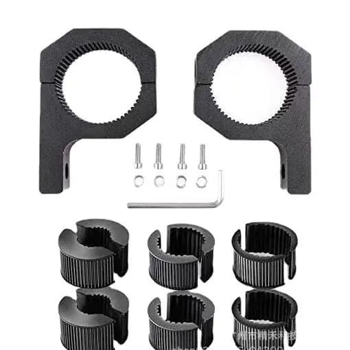 Suporte de Montagem para Luz LED de Veículo Off-Road, Antiderrapante, com Trava em Forma de 9, Suporte Modificado para L