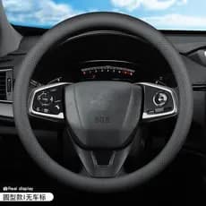 Capa de volante para carro, adequada para todas as estações, perfurada, respirável, absorvente de suor, capa protetora d