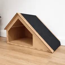 Casinha Gato Tóca Rampa Casa Caminha Pet Arranhador Carpet Luxo