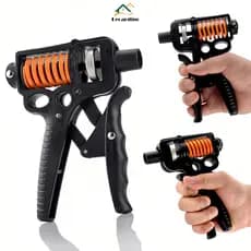 Handgrip Metal 5-165 kg Resistente Fortalecedor Exercício Braço e Antebraço Mola com Ajuste de Força