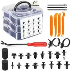 745 Pcs auto fastener Clipe Mista Corpo Do Carro push Pino Retentor rivet stops Guarnição Da Porta Painel kit