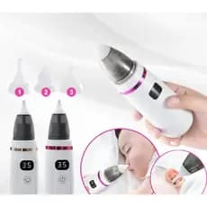 higienizador aspirador nasal e para ouvidos elétrico usb [ para limpar o nariz e o ouvido de bebês