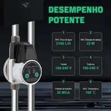 Pressurizador De Água Automático Ajustável 300w 100-240v