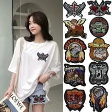 Patch bordado de águia elegante para roupas, decoração de jeans, reparo de furos em camisetas, aplique para roupas HA9W