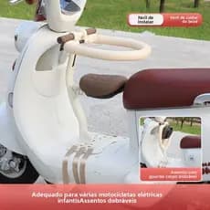 Assento de Criança para Veículo Elétrico Frontal Universal Bebê Aima Bell Assento de Segurança para Scooter Elétrico Dob