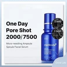 Medicube Zero One Pore Repair Garrison Injeção Líquida 2.000/7500PPM Ampola 30ml |   Soro de contorno para aperto de por