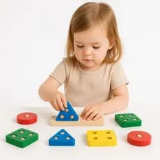 Brinquedo Geométrico Educativo - Aprender Brincando