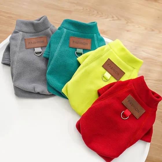 Suéter de Lã Macio para Cães e Gatos, Camisa de Lã para Animais de Estimação, Roupa Externa com Tração, Adequado para CL