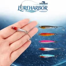 LUREHARBOR Micro Objeto Mini Isca de Placa de Ferro 1.6g/3g Pacote Único